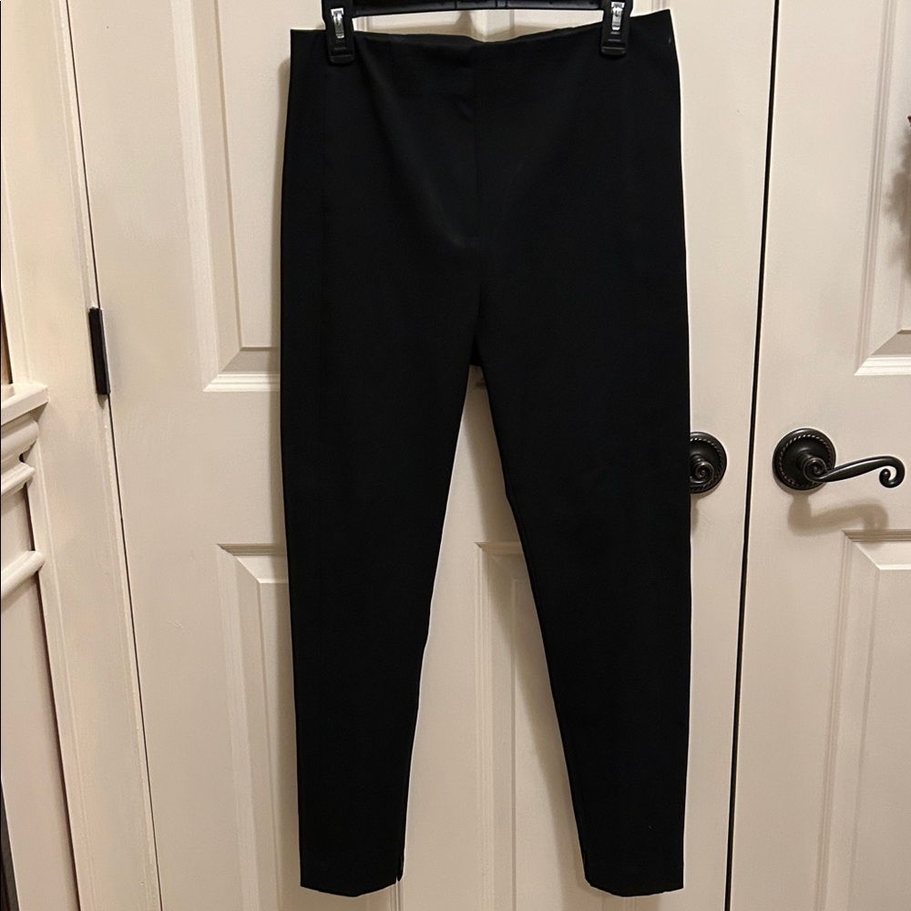 Ann Taylor Black Zippered Trousers Size 8P